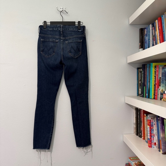 MOTHER The High Waisted Looker Ankle Fray Jeans in Close to the Edge sz 25 - Picture 5 of 14